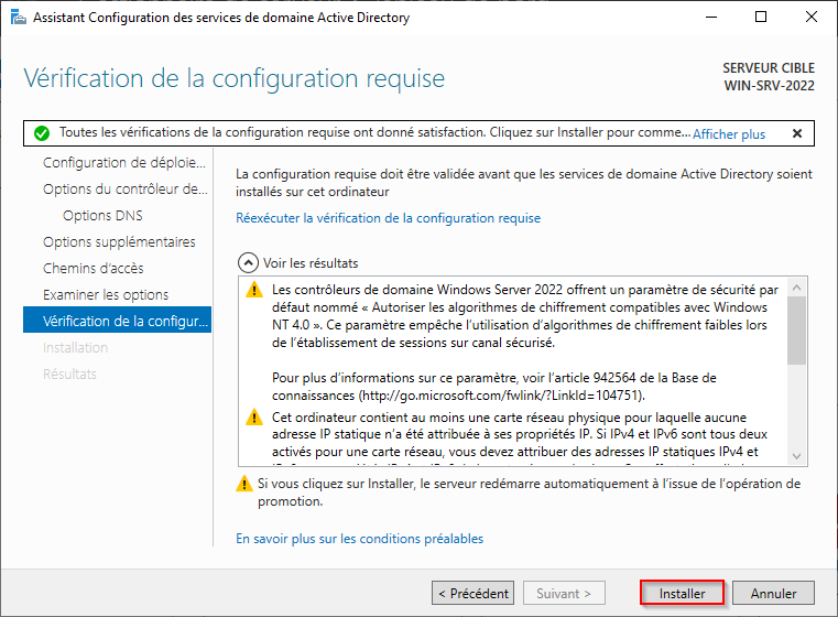 Active Directory - Windows Server 2022