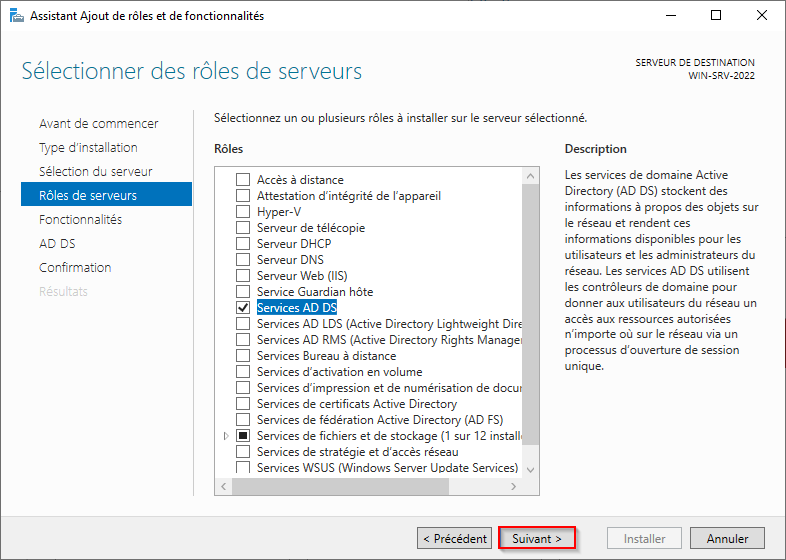 Active Directory - Windows Server 2022